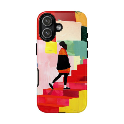 Red Stairs Phone Case - Afrocentric Art by The Trini Gee