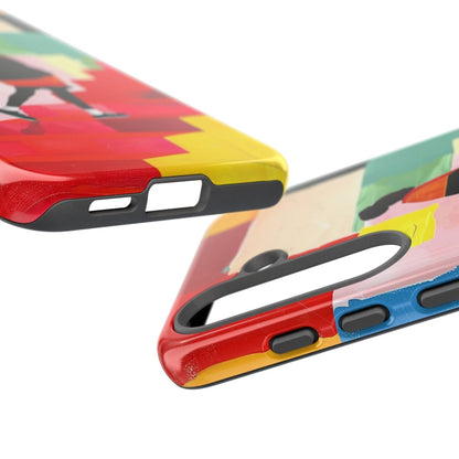 Red Stairs Phone Case - Afrocentric Art by The Trini Gee