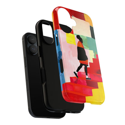 Red Stairs Phone Case - Afrocentric Art by The Trini Gee