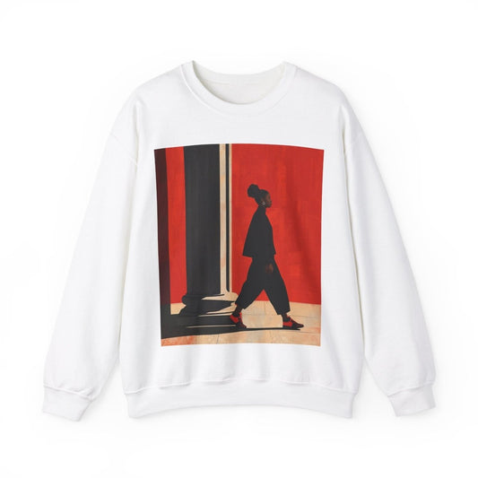 Red Walk Sweatshirt - The Trini Gee