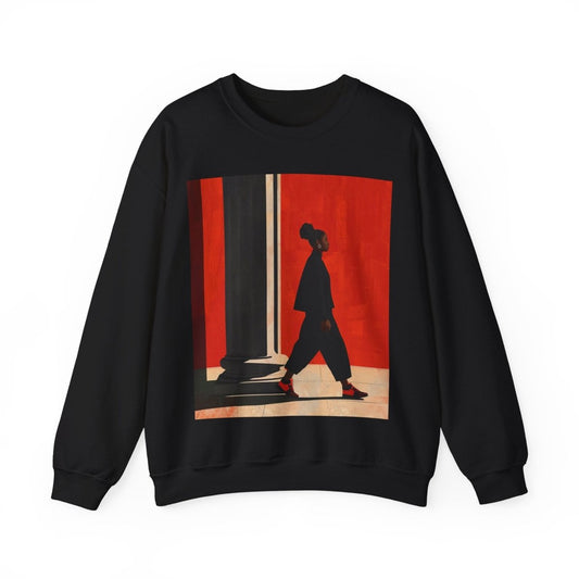 Red Walk Sweatshirt - The Trini Gee