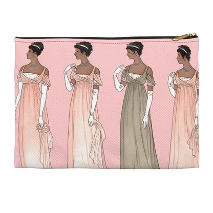 Regency Ladies Accessory Pouch - Afrocentric Art by The Trini Gee