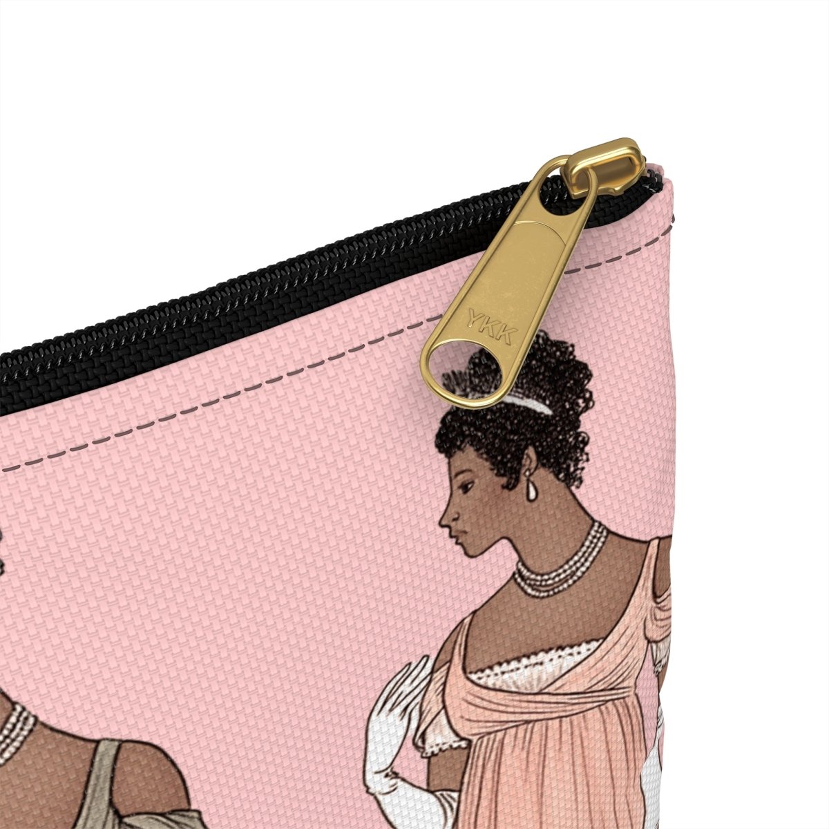 Regency Ladies Accessory Pouch - Afrocentric Art by The Trini Gee