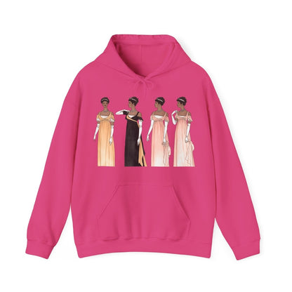Regency Ladies Hoodie - Afrocentric Art by The Trini Gee