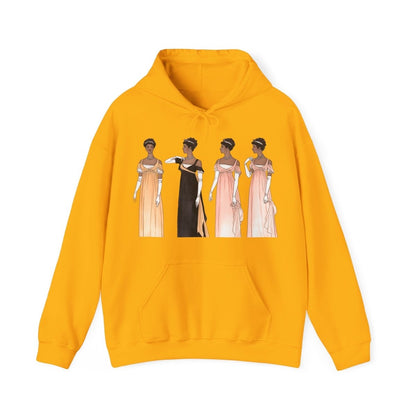 Regency Ladies Hoodie - Afrocentric Art by The Trini Gee