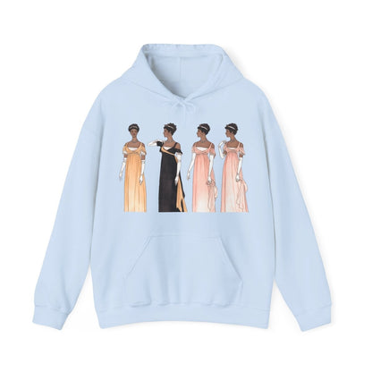 Regency Ladies Hoodie - Afrocentric Art by The Trini Gee