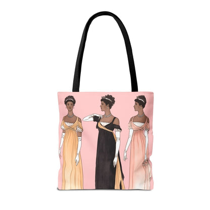 Regency Ladies Tote Bag - Afrocentric Art by The Trini Gee