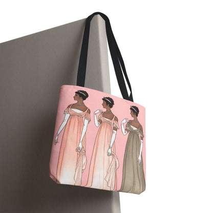 Regency Ladies Tote Bag - Afrocentric Art by The Trini Gee