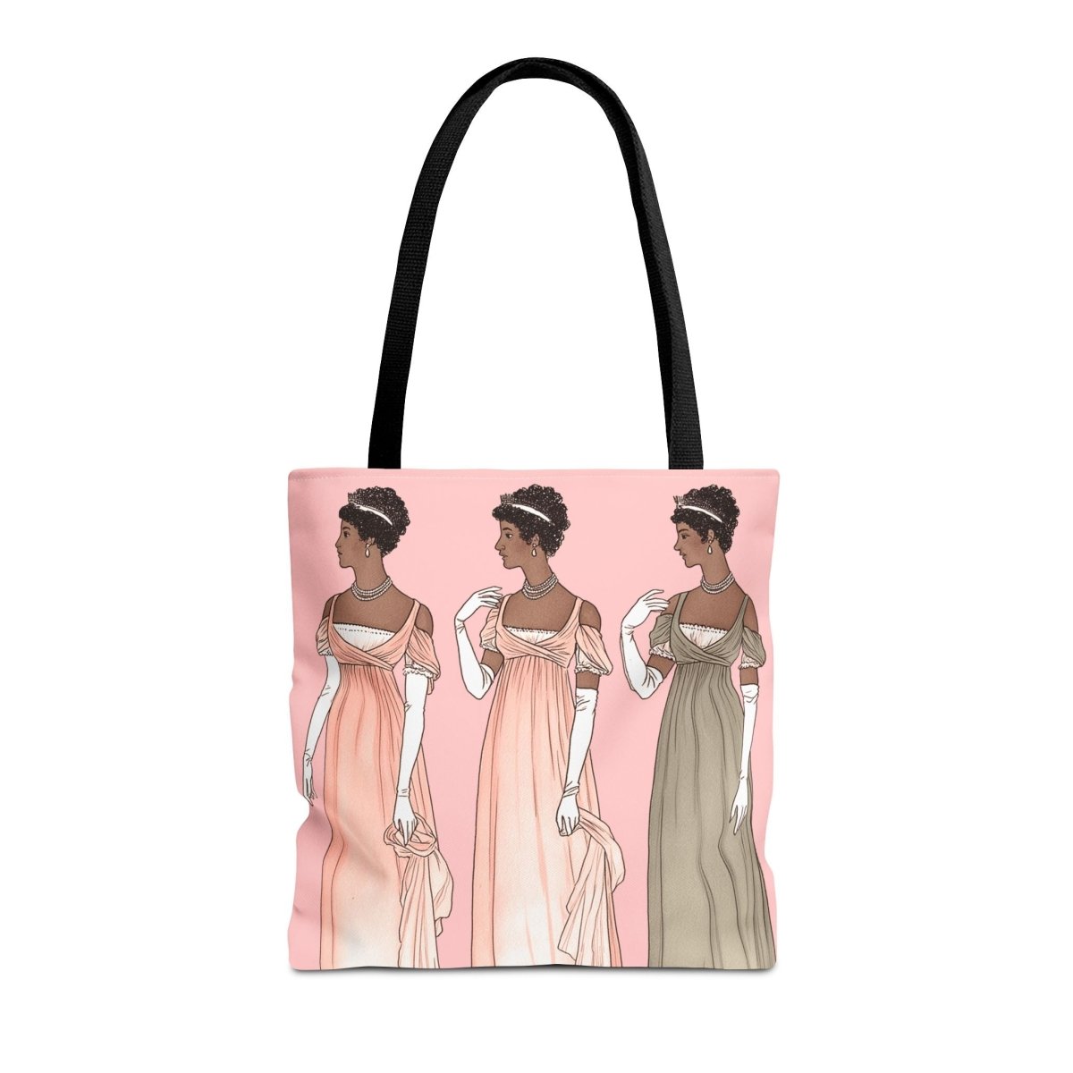 Regency Ladies Tote Bag - Afrocentric Art by The Trini Gee