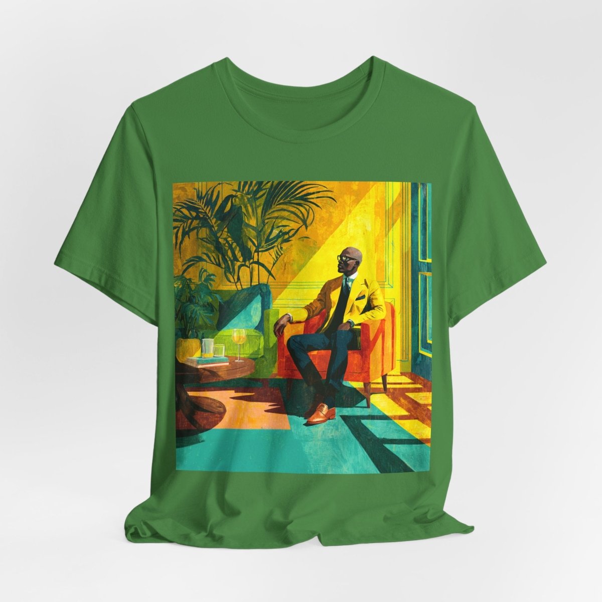 Relaxed Gentleman Shirt - Afrocentric Art by The Trini Gee
