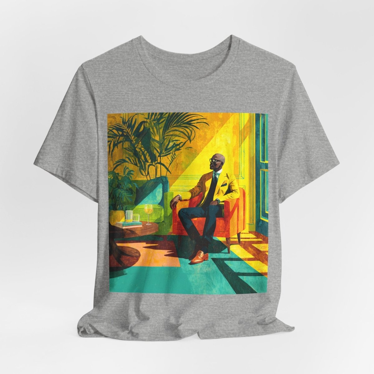 Relaxed Gentleman Shirt - Afrocentric Art by The Trini Gee