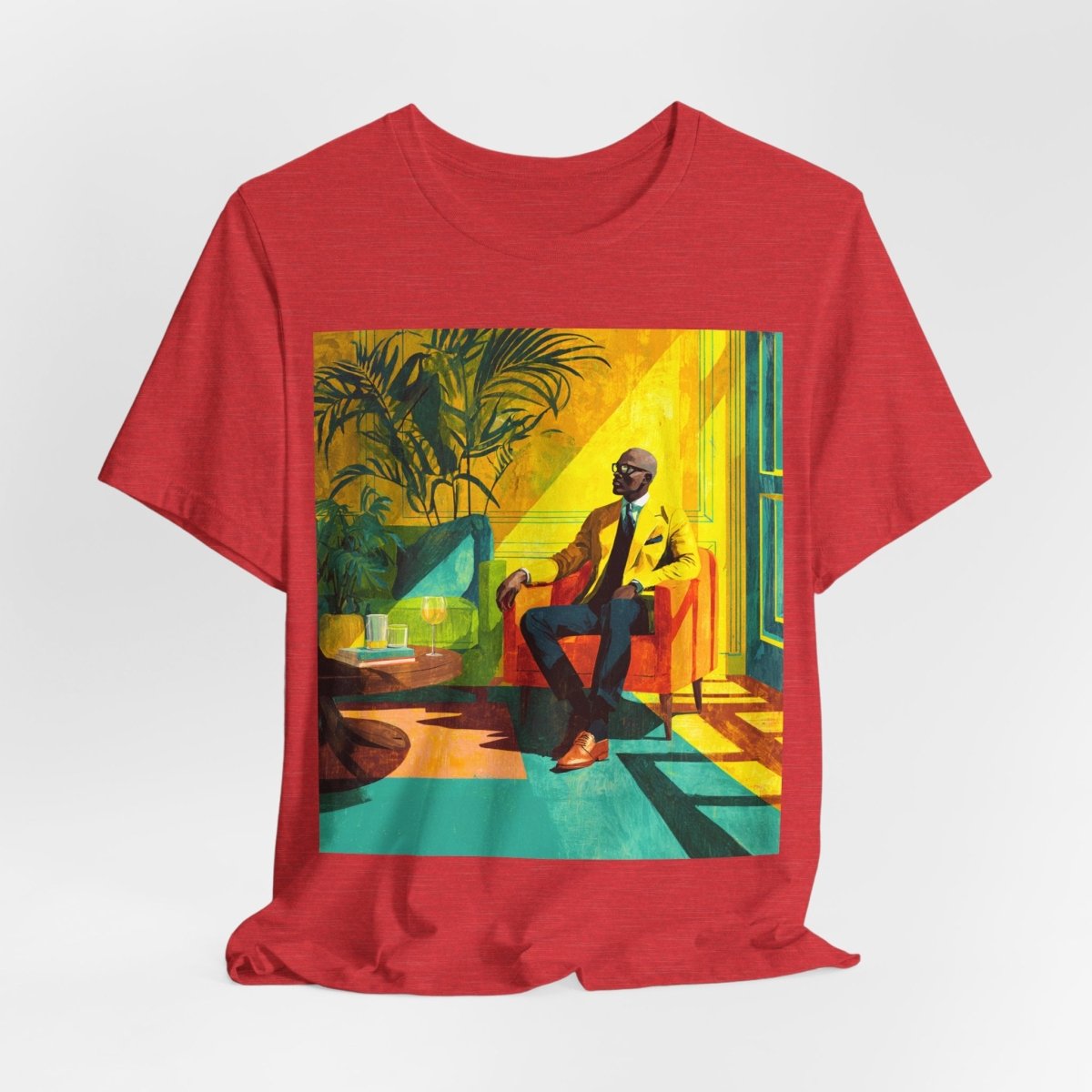 Relaxed Gentleman Shirt - Afrocentric Art by The Trini Gee