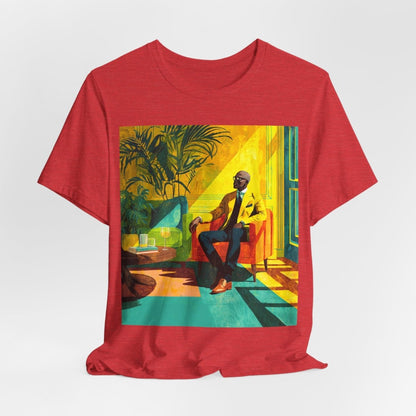 Relaxed Gentleman Shirt - Afrocentric Art by The Trini Gee