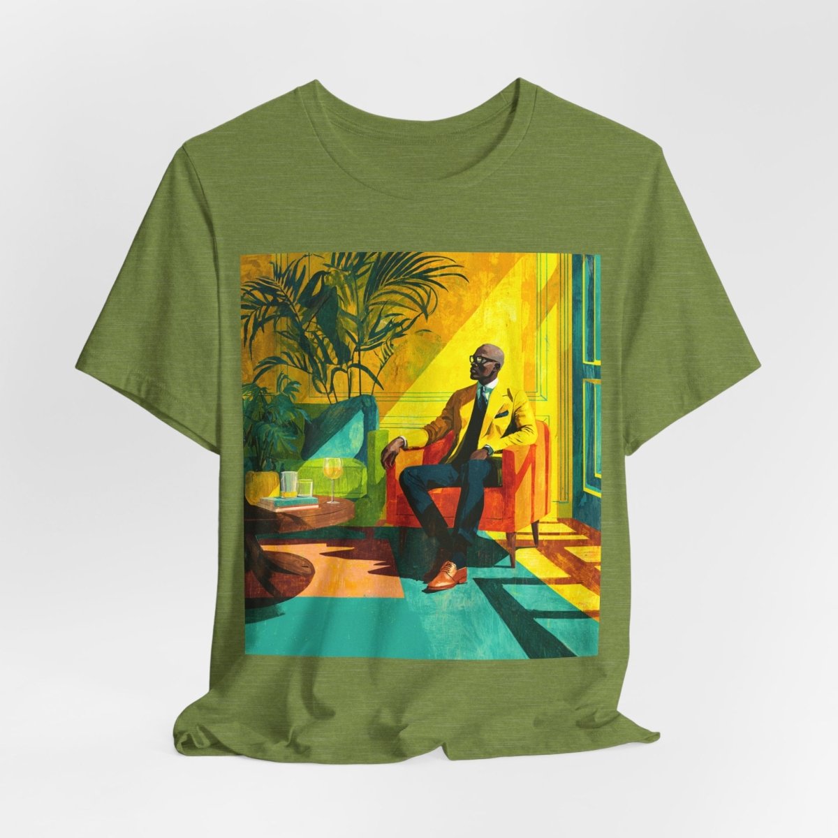 Relaxed Gentleman Shirt - Afrocentric Art by The Trini Gee