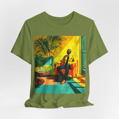 Relaxed Gentleman Shirt - Afrocentric Art by The Trini Gee