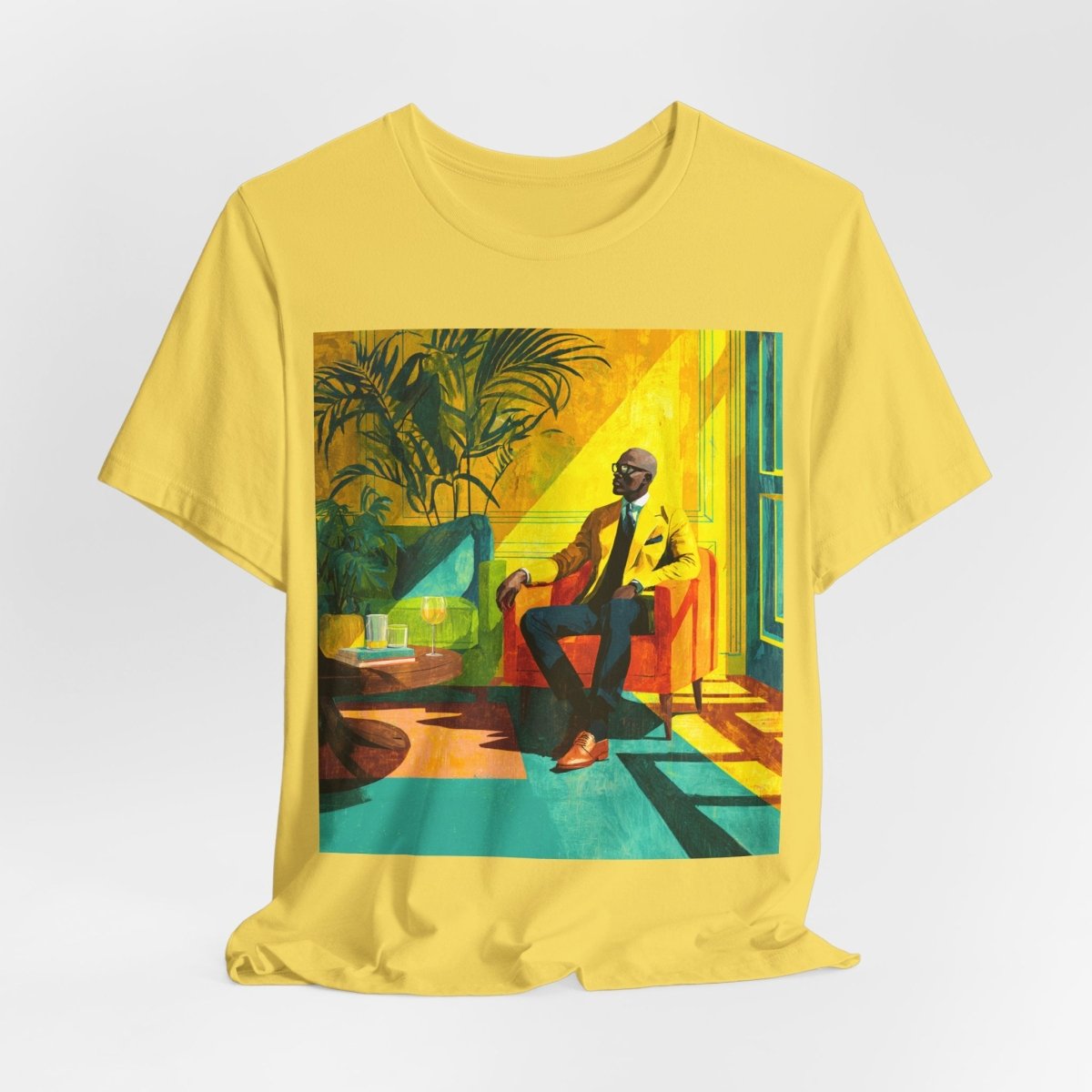 Relaxed Gentleman Shirt - Afrocentric Art by The Trini Gee
