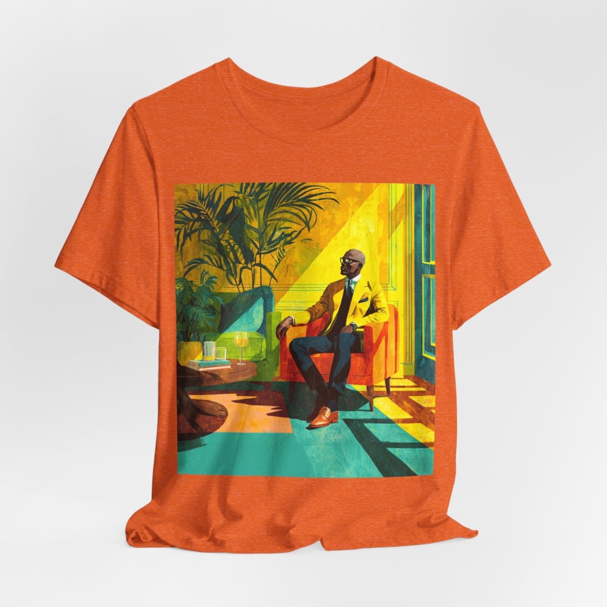 Relaxed Gentleman Shirt - Afrocentric Art by The Trini Gee