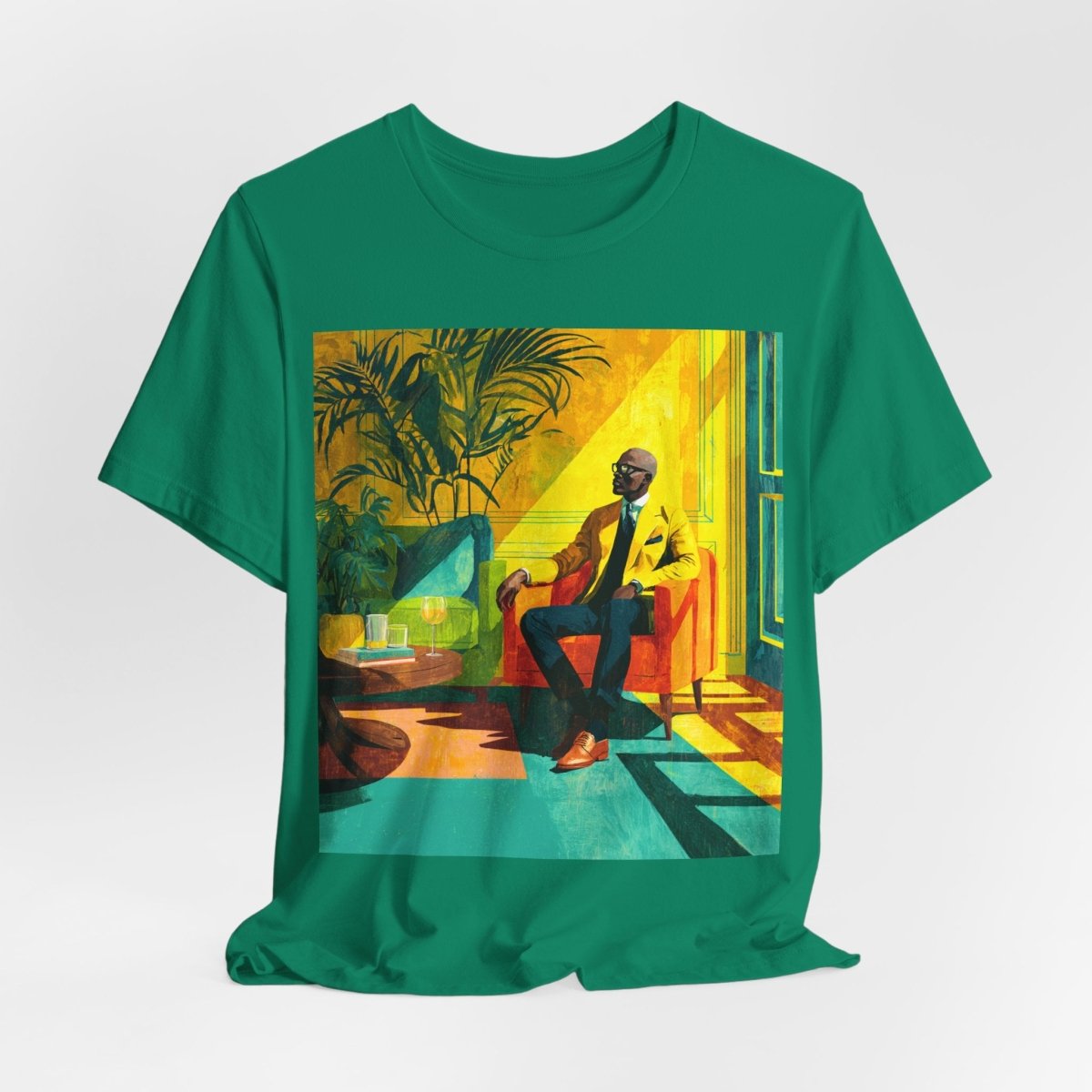 Relaxed Gentleman Shirt - Afrocentric Art by The Trini Gee