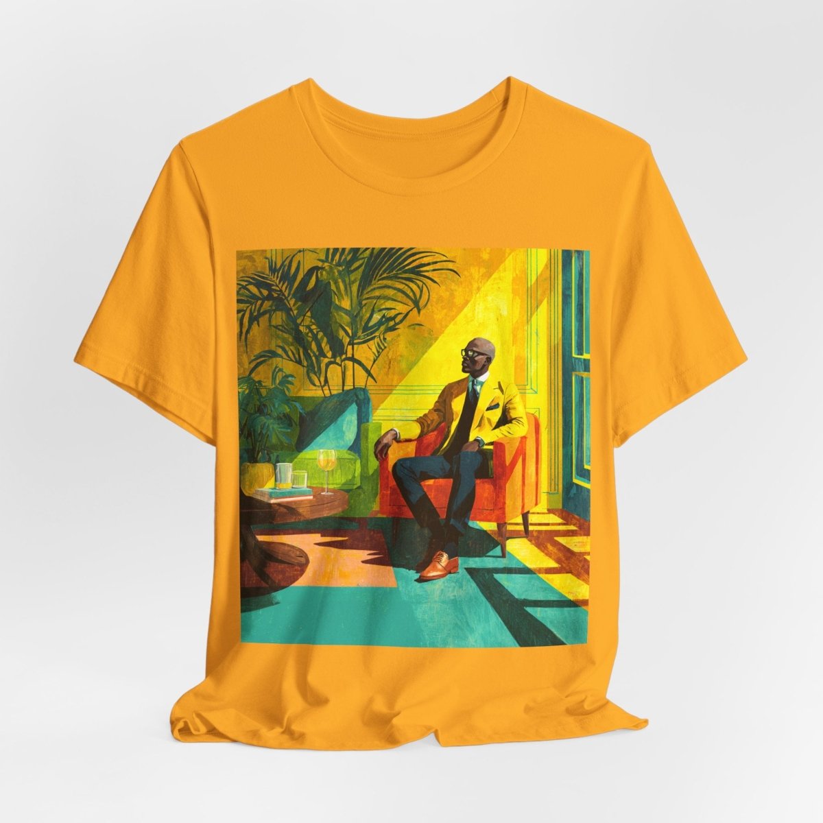 Relaxed Gentleman Shirt - Afrocentric Art by The Trini Gee