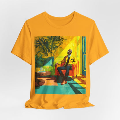 Relaxed Gentleman Shirt - Afrocentric Art by The Trini Gee
