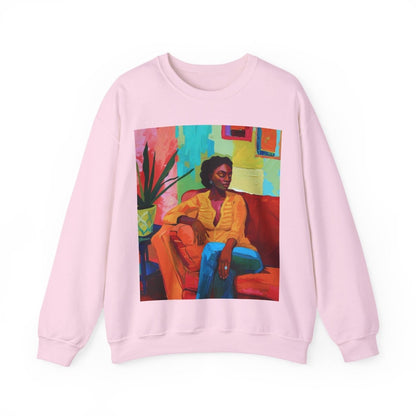 Relaxed Lounge Sweatshirt - Afrocentric Art by The Trini Gee