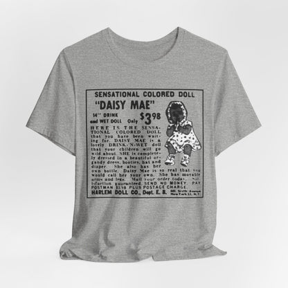 Retro Black Doll Ad Shirt - Afrocentric Art by The Trini Gee