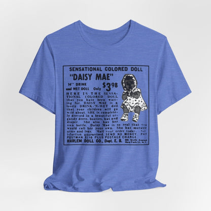Retro Black Doll Ad Shirt - Afrocentric Art by The Trini Gee