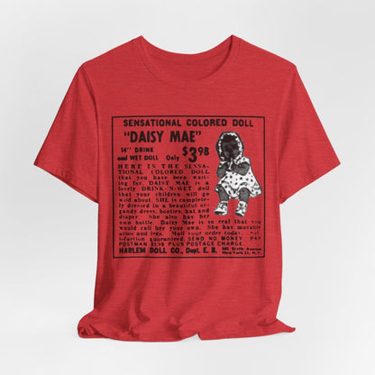 Retro Black Doll Ad Shirt - Afrocentric Art by The Trini Gee