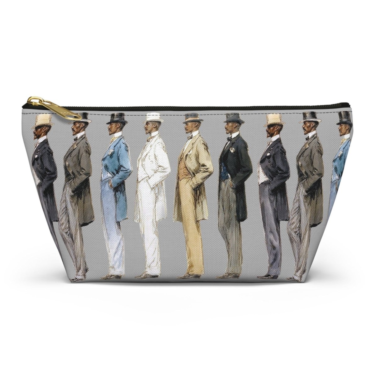 Retro Black Gentlemen T - bottom Bag - Afrocentric Art by The Trini Gee
