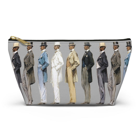 Retro Black Gentlemen T - bottom Bag - Afrocentric Art by The Trini Gee