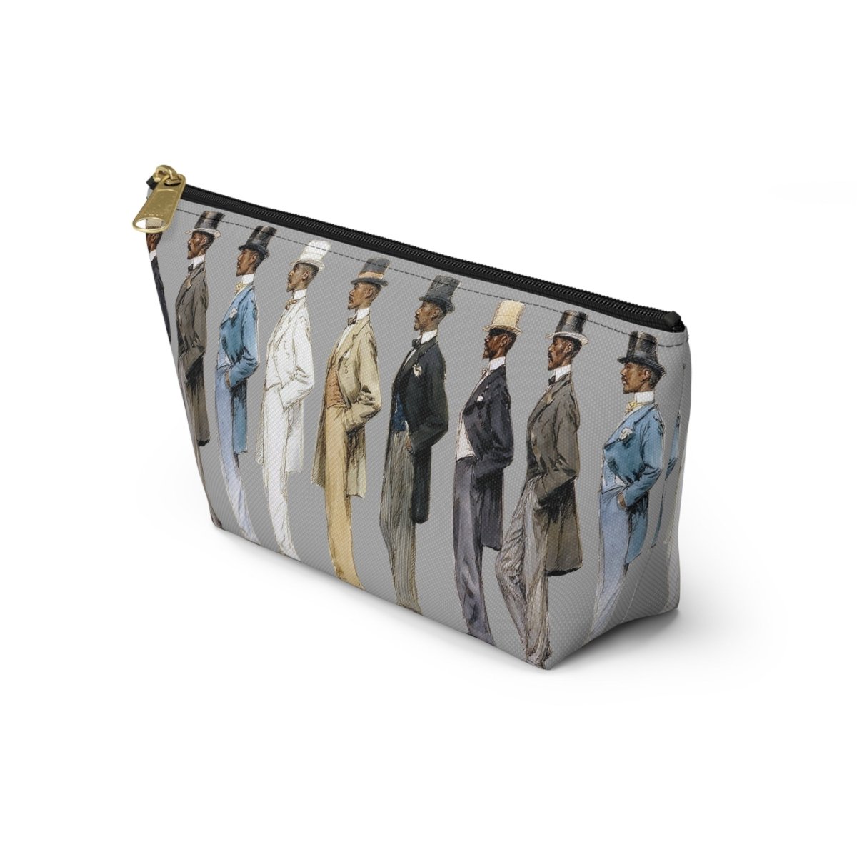 Retro Black Gentlemen T - bottom Bag - Afrocentric Art by The Trini Gee