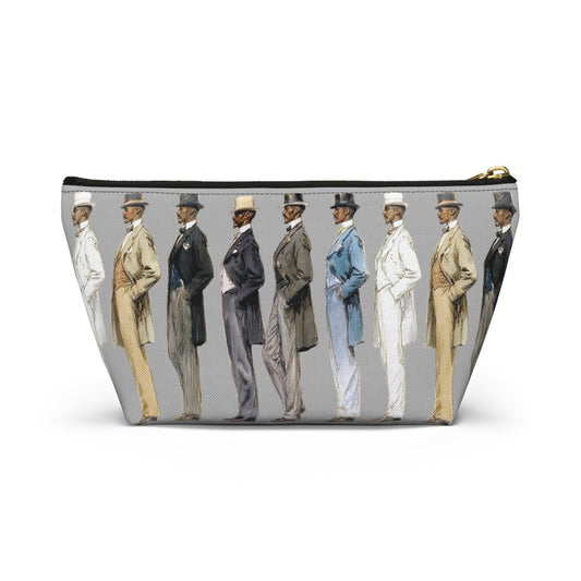 Retro Black Gentlemen T - bottom Bag - Afrocentric Art by The Trini Gee