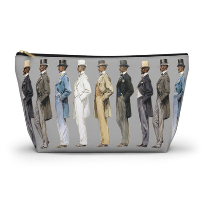 Retro Black Gentlemen T - bottom Bag - Afrocentric Art by The Trini Gee