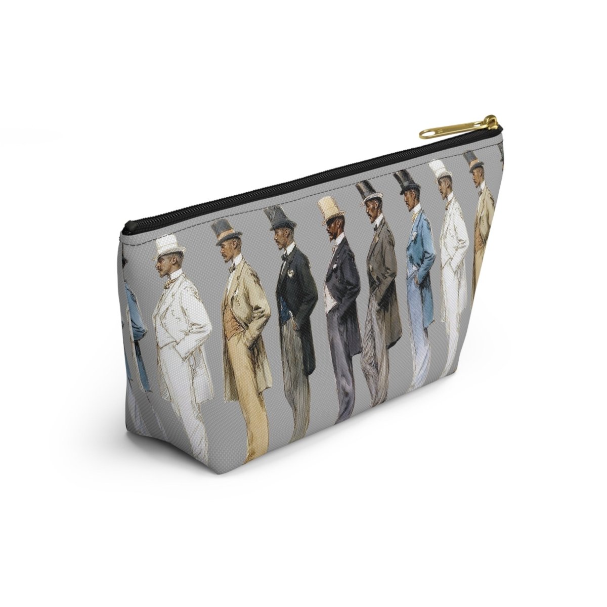 Retro Black Gentlemen T - bottom Bag - Afrocentric Art by The Trini Gee