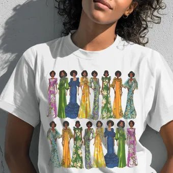 Retro Dresses Shirt - The Trini Gee