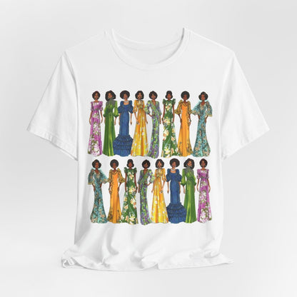 Retro Dresses Shirt - The Trini Gee