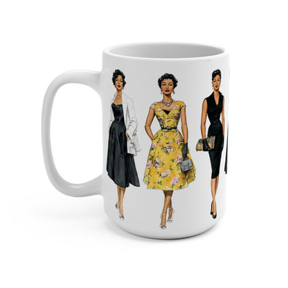 Retro Fashion Mug - Afrocentric Art by The Trini Gee