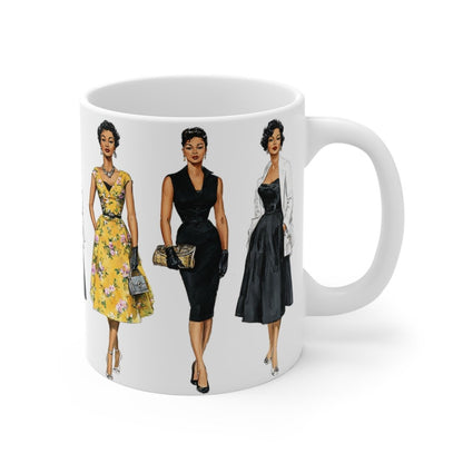 Retro Fashion Mug - Afrocentric Art by The Trini Gee