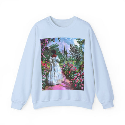 Retro Garden Sweatshirt - Afrocentric Art by The Trini Gee