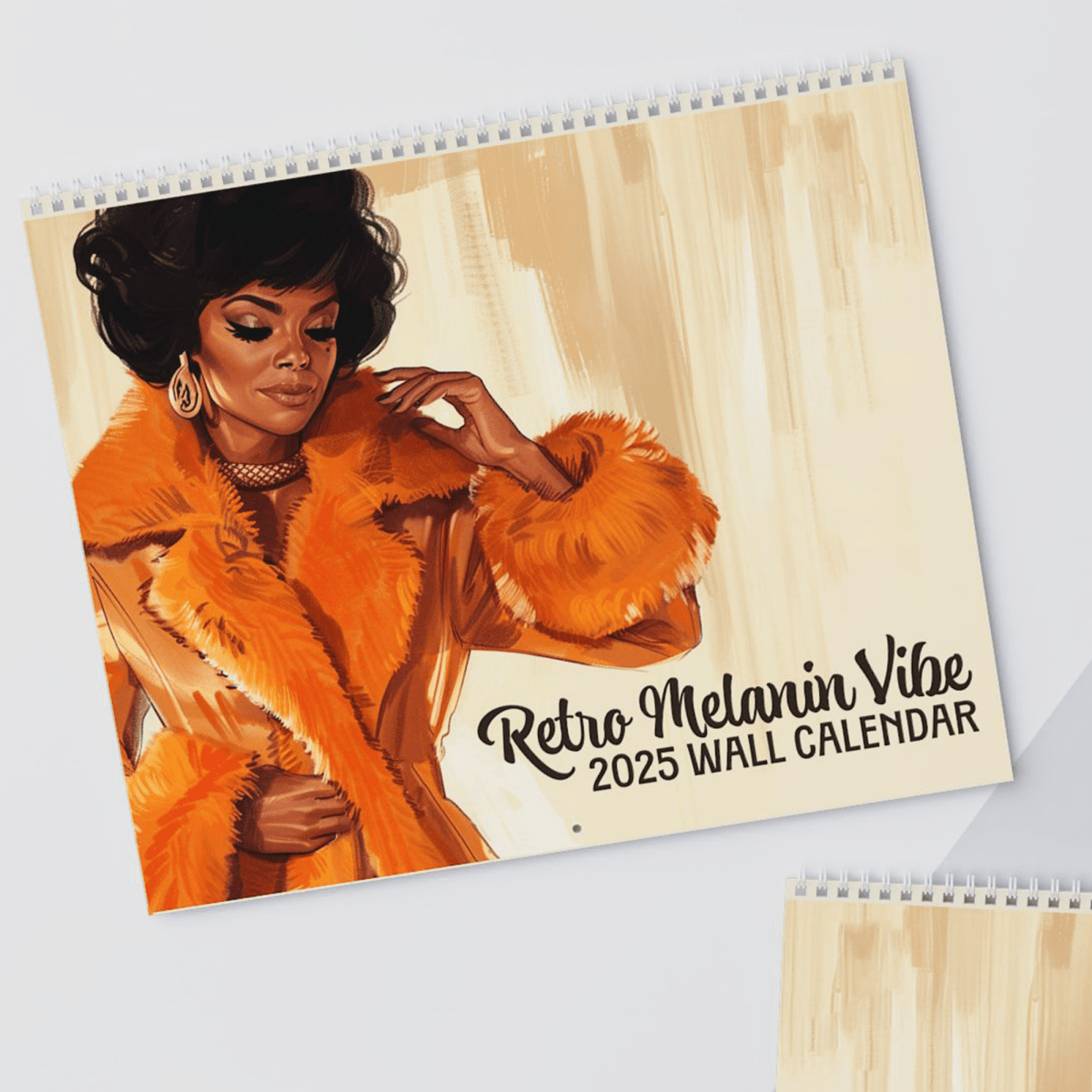 Retro Melanin Vibe 2025 Wall Calendar - The Trini Gee