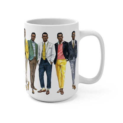Retro Men Fashion Mug - Afrocentric Art by The Trini Gee