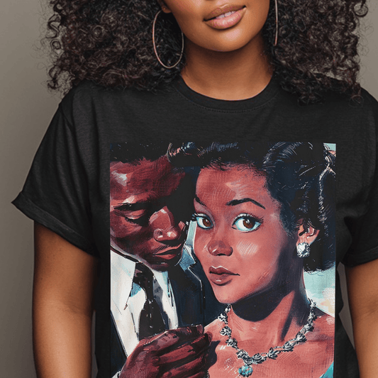 Retro Romance Shirt - Afrocentric Art by The Trini Gee