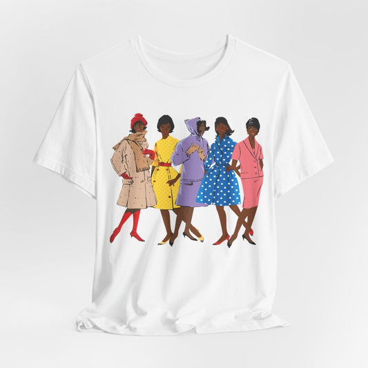 Retro Women Shirt - Afrocentric Art by The Trini Gee