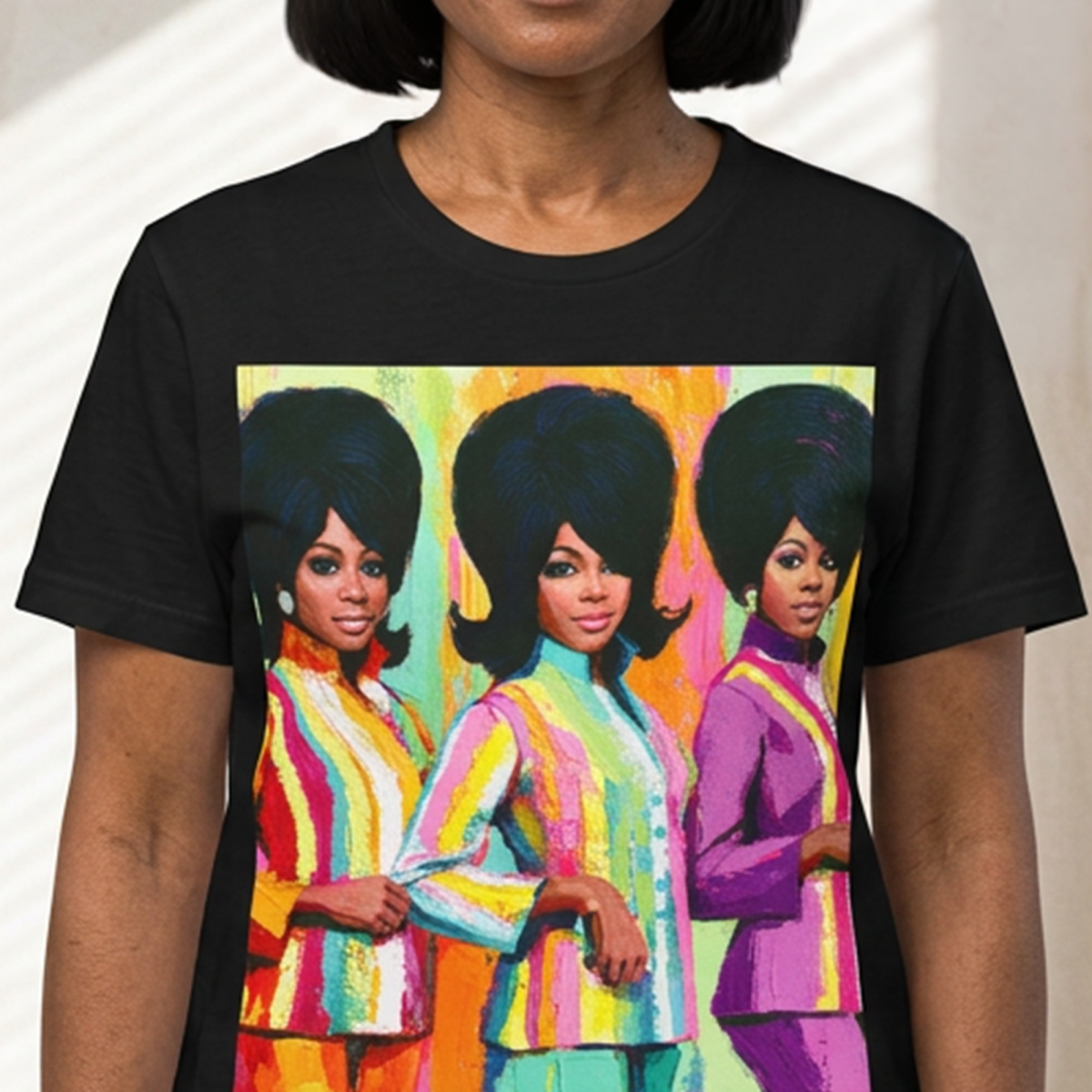 RnB Soul Trio T-Shirt - Afrocentric Art by The Trini Gee