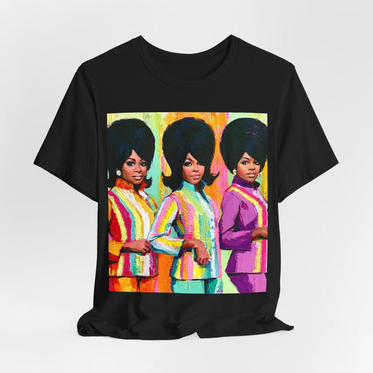 RnB Soul Trio T-Shirt - Afrocentric Art by The Trini Gee