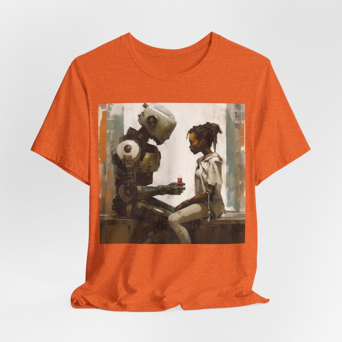Robot Drink Shirt - Afrocentric Art by The Trini Gee