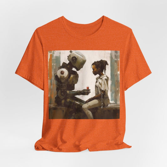 Robot Drink Shirt - Afrocentric Art by The Trini Gee