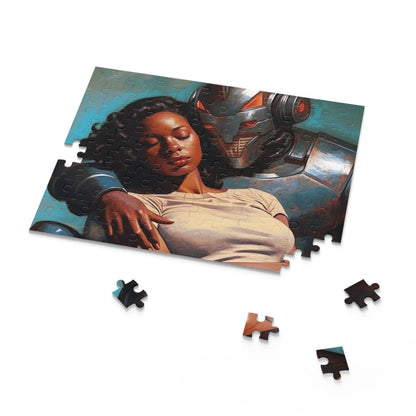 Robot Rescue Puzzle - Afrocentric Art by The Trini Gee