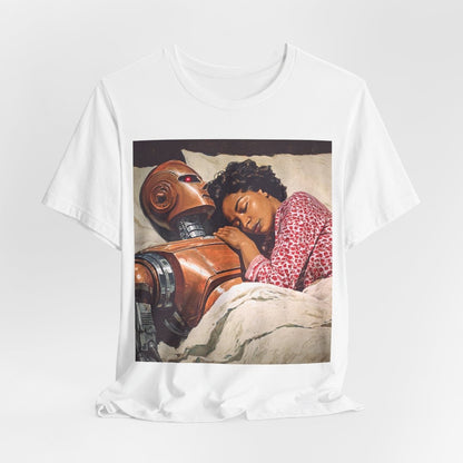 Robot Romance Shirt - Afrocentric Art by The Trini Gee