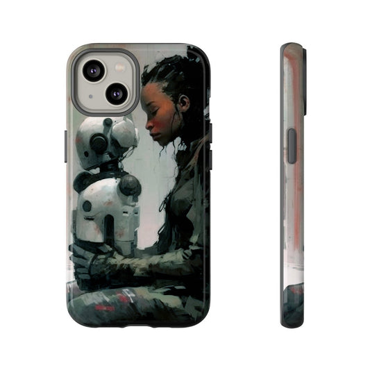 Robotics Girl Phone Case - Afrocentric Art by The Trini Gee